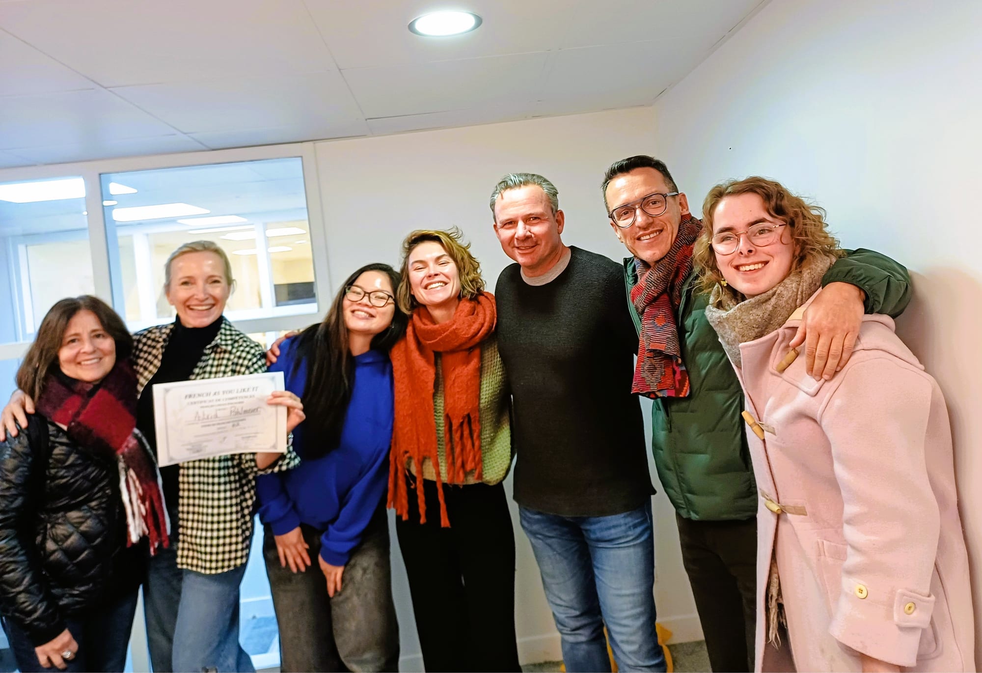 International student on the long-stay visa French programme at FAYLI in Paris